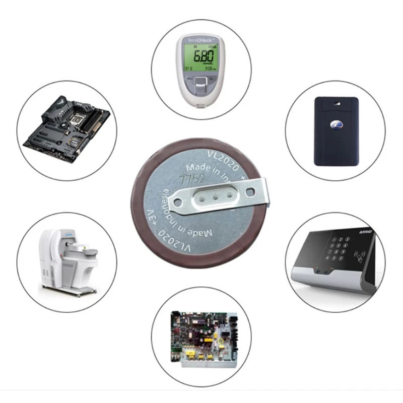 

3V Car for Key Cell Rechargeable Lithium Coin Battery for Automotive for Key Acc