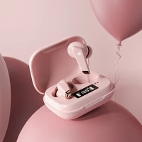 real wireless bluetooth headset double half in ear invisible universal mens and womens cute mini call ear hook earplugs