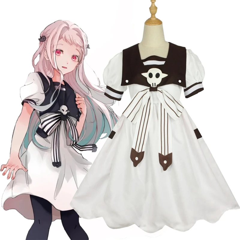 

Anime Toilet Bound Hanako Kun Cosplay Yahiro Nene Costume Woman Gilrs Dress Headdress Prop Outfit Halloween Party Dress