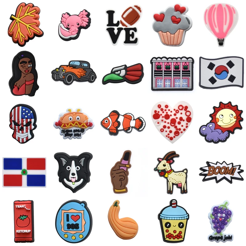 

Gifts Set Jeans Decorations for Crocs Kids Wholesale Bulk Para Pins Shoe Charms Girl Men Packs Shoes Accessories Boy Women Charm