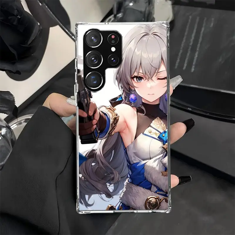 Чехол для телефона Honkai Star Rail Bronya Rand Samsung Galaxy Note 20 Ulte 10 Lite 9 8 Plus J4 J6 + J8 M11 M12 M30 M32 M60S M80S So