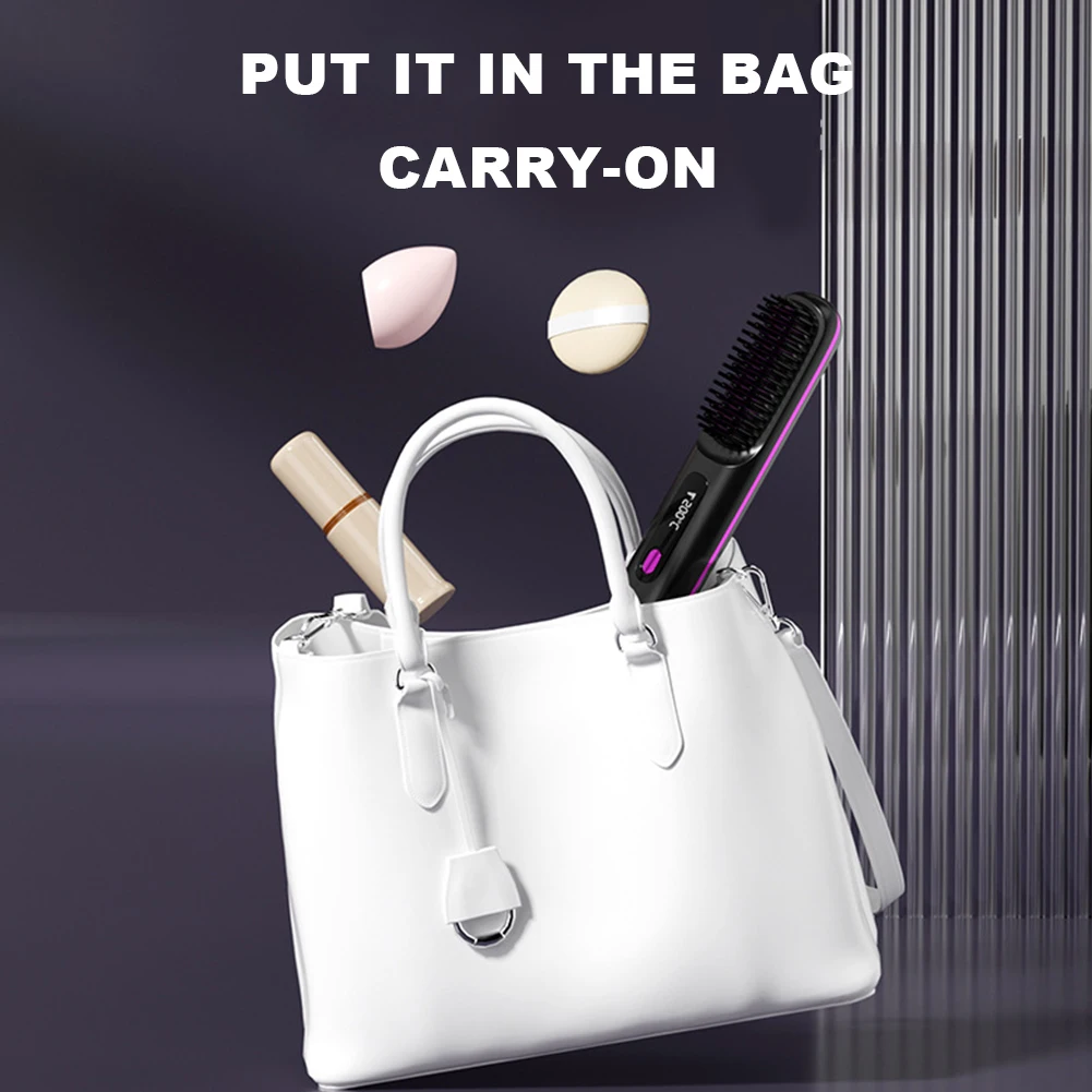 Беспроводной выпрямитель для волос с дисплеем температуры