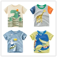 boys t shirts summer children clothing cartoon print animal short sleeve t shirt baby boy clothes cute outfits for 2 9 years