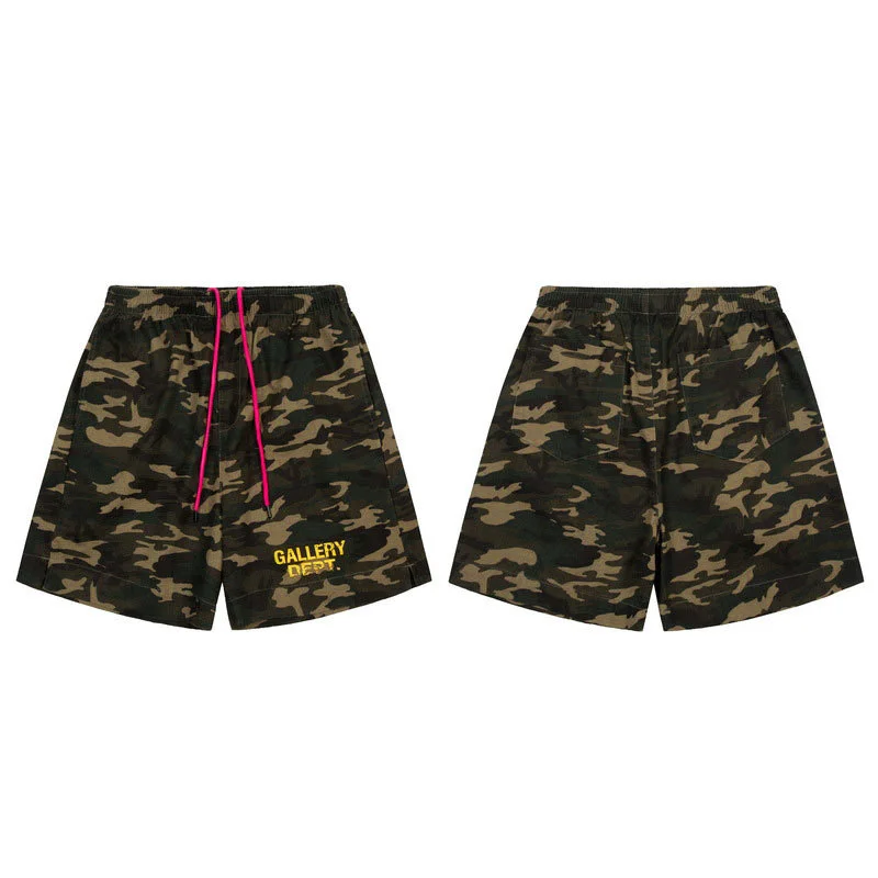 

New gallery dept high street wash camouflage men's casual shorts