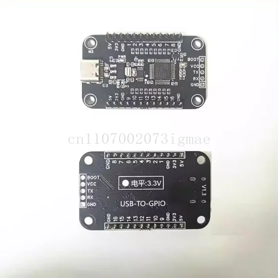 Фото USB-адаптер для 16 GPIO-выходов, последовательный порт PWM для 16 GPIO, уровень 3.3В/5В №3