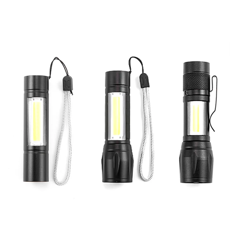 

Портативный светодиодный мини-фонарик COB с 3 режимами