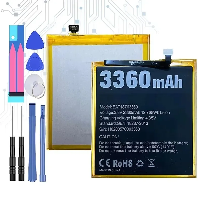 Аккумулятор для мобильного телефона емкостью 3360 мАч Doogee Y7 N10 BAT 18763360