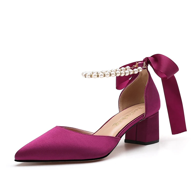 Роскошные Дизайнерские Туфли VIOCNE туфли на квадратном каблуке женская обувь