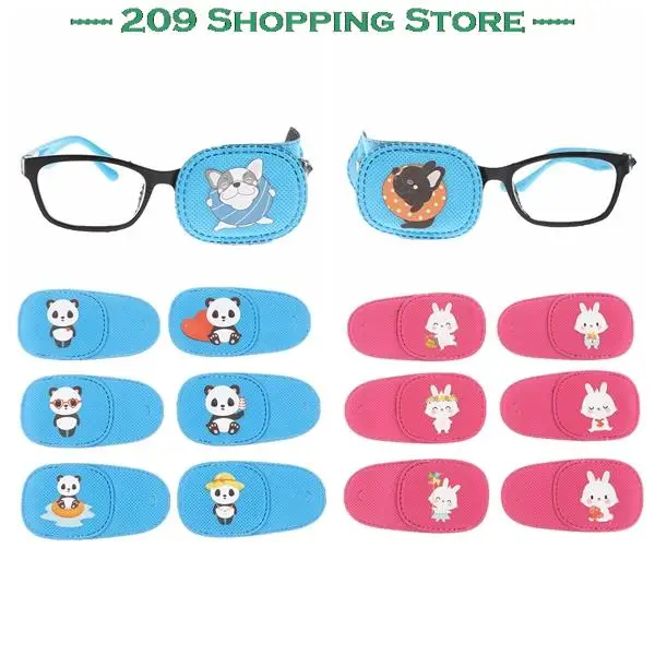 

6Pcs Amblyopia Eye Patch for Glasses Kid Adult Medical Lazy Eye Patch Strabismus