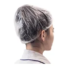 Одноразовые шапочки для душа, 100 шт., пластиковые прозрачные эластичные шапочки для ванны в спа-салоне, покраски волос в отеле, Товары для ванной