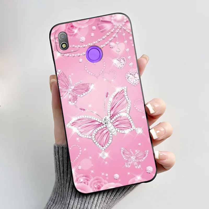 Фото Чехол для Tecno Pop 4 BC2c, роскошный модный чехол с цветами и бабочками, мягкий силиконовый защитный чехол для телефона Tecno Pop 4 Pop4 №4