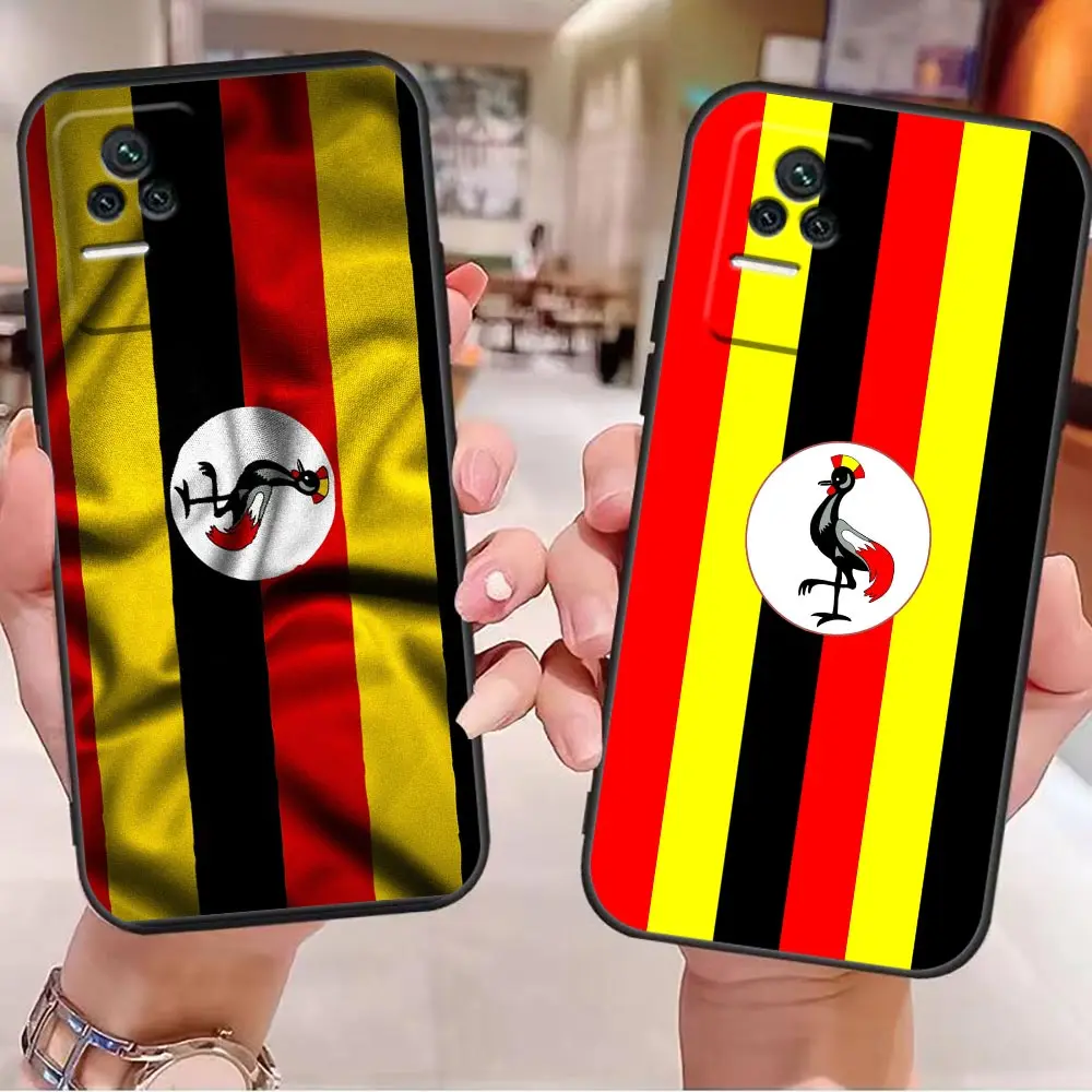 

Phone Case For Redmi K40 K30 K20 12C 10 10C 9T 9C 9A 9 8A 8 7A 7 6A 6 5A 5 4X 4A Pro Plus 5G Capa Uganda Flag Map Coat Of Arms
