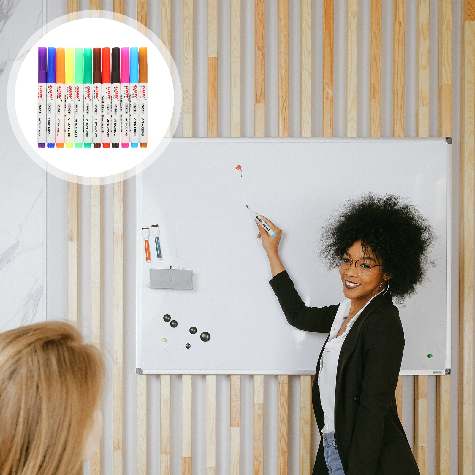 

Markers Pens Dry Marker Painting Pen Erase Chalkboard Whiteboard Water Chalk Erasable Wipe Floating Students Taking Children