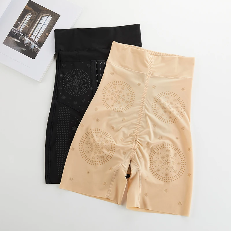 Large Size Postpartum High Waist Hip Lifting Abdominal Strong Safety Pants Body Shaping Underwear Thin Style