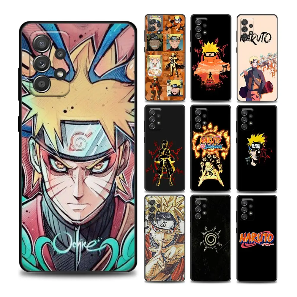 

Phone Case for Samsung A01 A02 S A03s A11 A12 A21s A32 5G A41 A72 5G A52s 5G A91 S Soft Silicone Japanese Anime Uzumaki Naruto
