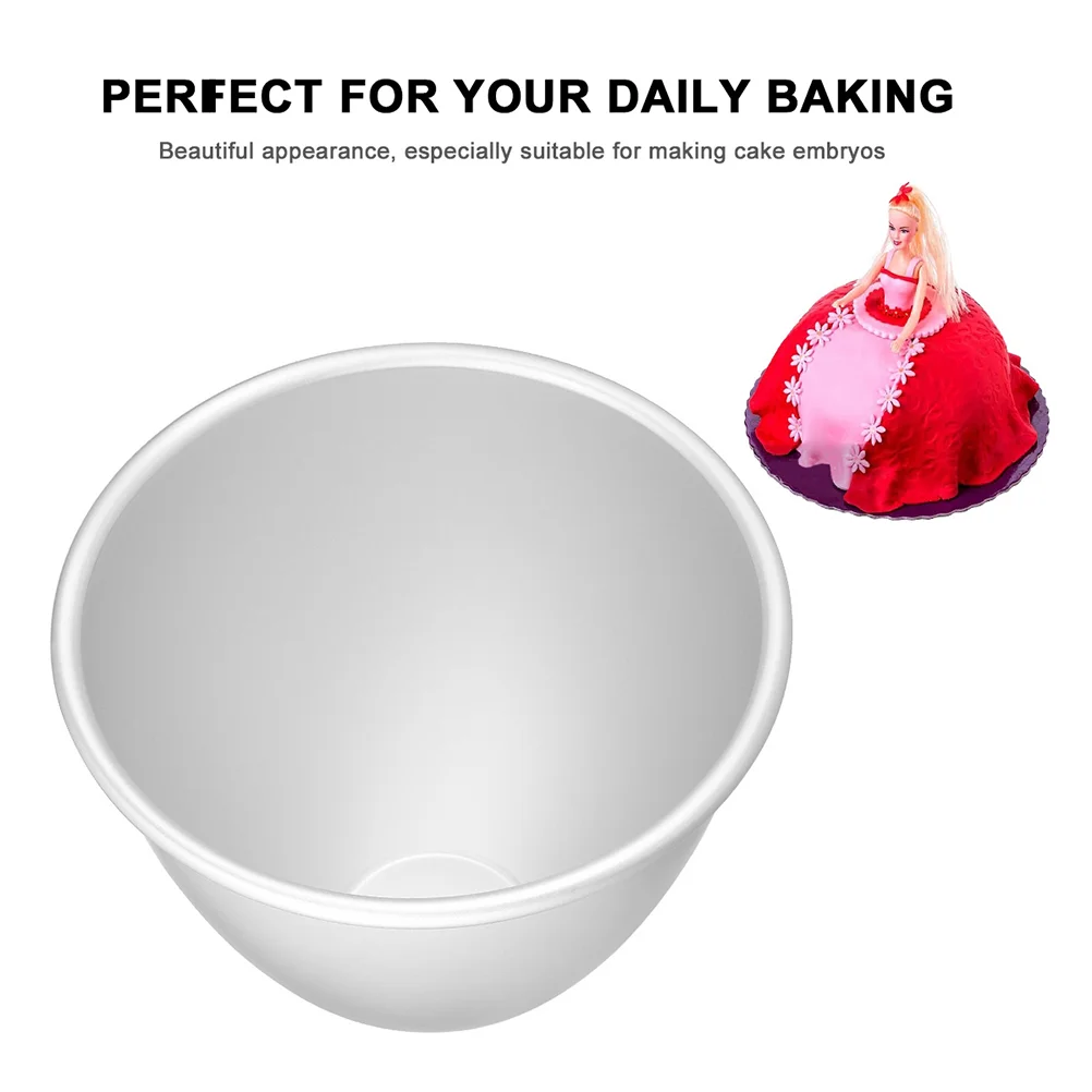 

2Pcs Aluminum Alloy Cake Pans Molds Cake Baking Moulds Fixed Bottom Bakeware