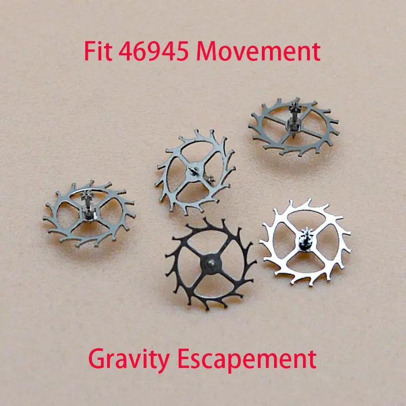 2/5 PCS Watch Movement Gravity Escapemen Fit 46945 Movt Replace Oriental Double Lion Watch Spare Parts
