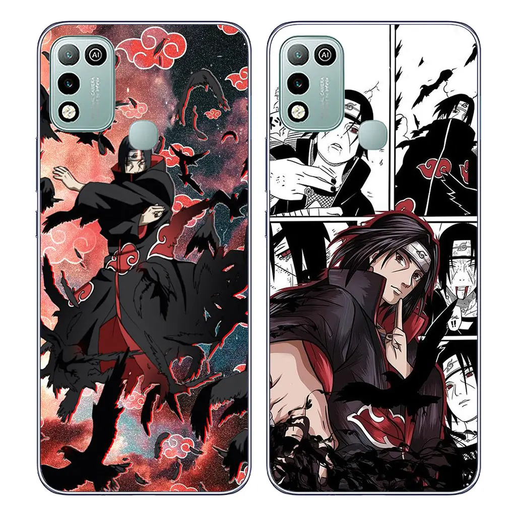 Чехол для телефона с аниме акацукис Итачи учиhas Samsung Galaxy A04 A05 A14 A15 A23 A34 A35 A54 A55 M23 M33 M52