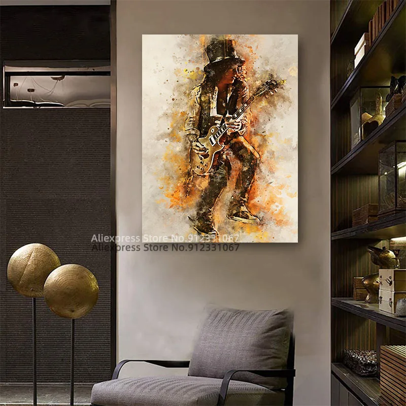 Slash Art Poster Posters and Prints Wall Canvas Decorative Painting | &amp Calligraphy