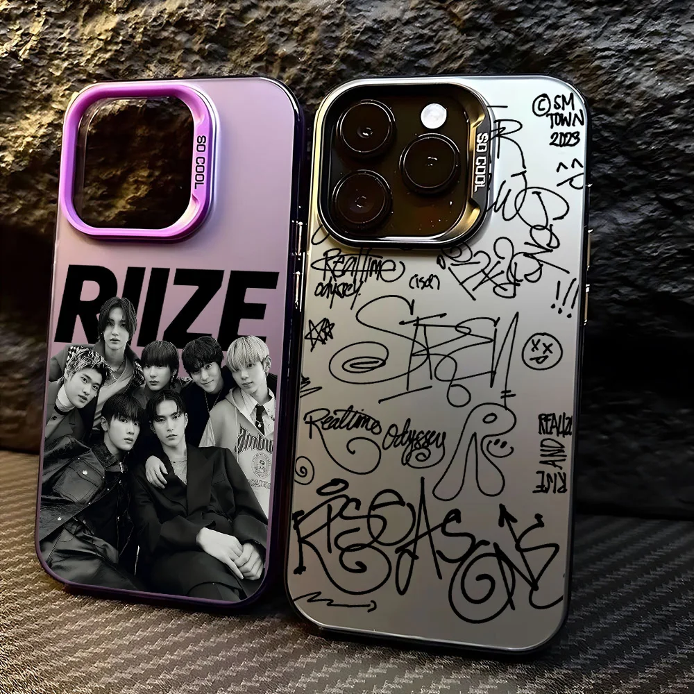 Фото Горячий чехол для телефона K-KPOP R-RIIZEs Cool для IPhone 17 16e 16 15 14 13 12 11 Mini Pro Max X XR 8 Air Plus с защитой от падения, матовая задняя крышка №1