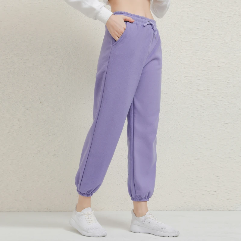 

Pants Women Sportswear Female Winter Thick Pants Fleece Warm Female Casual Loose Long Harem Trousers High Waist Woman Pants Hot