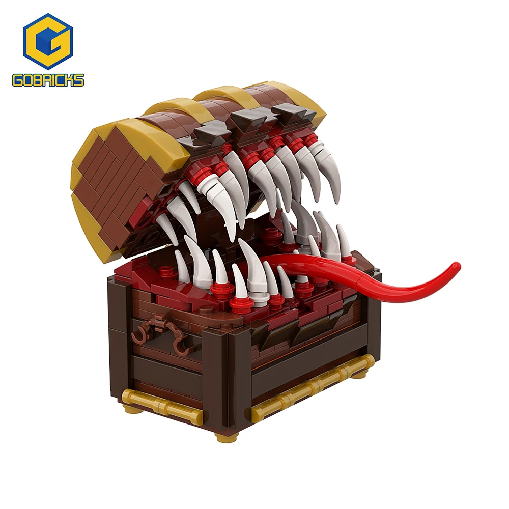 

Gobrick MOC креативные строительные блоки для груди, игрушки, фантазия, дракон, коробка, монстр, защита животных, кирпичи, игрушки для новогодних подарков