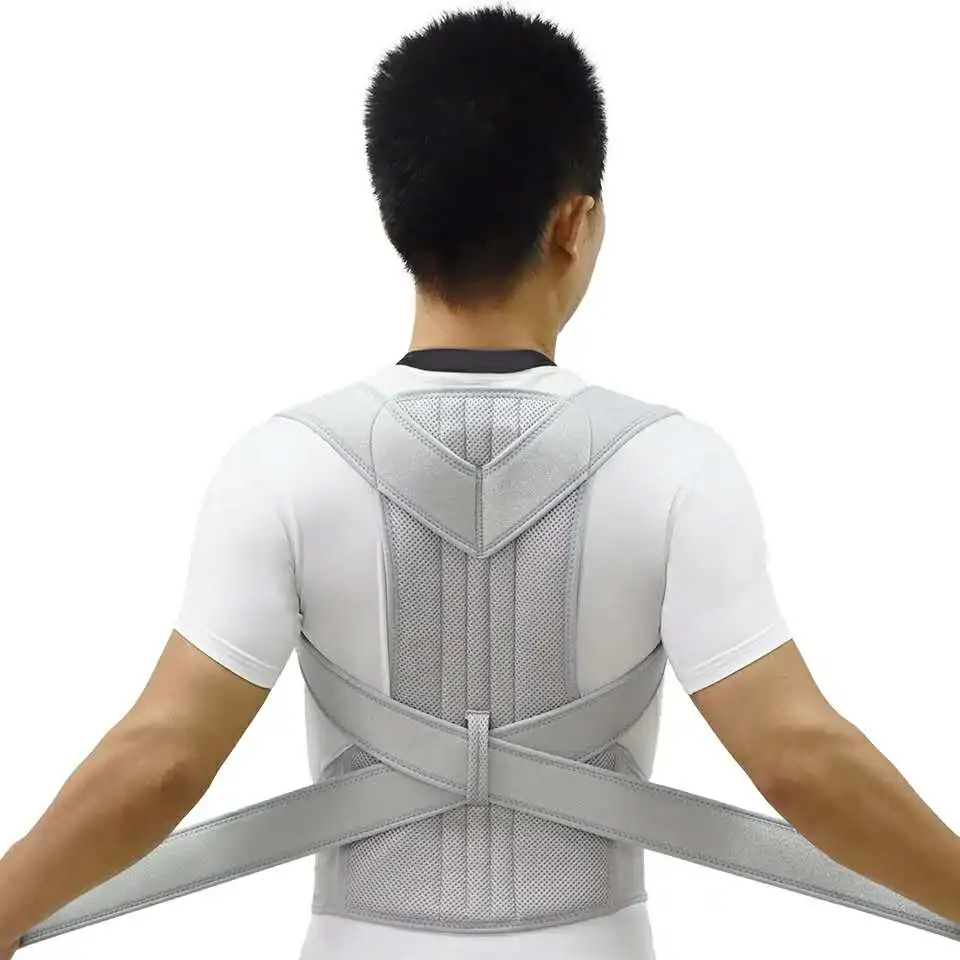 

Back Brace Posture Corrector Adjustable for Women & Men Improves Back Lumbar Support Belts for Upper Back Pain Relief