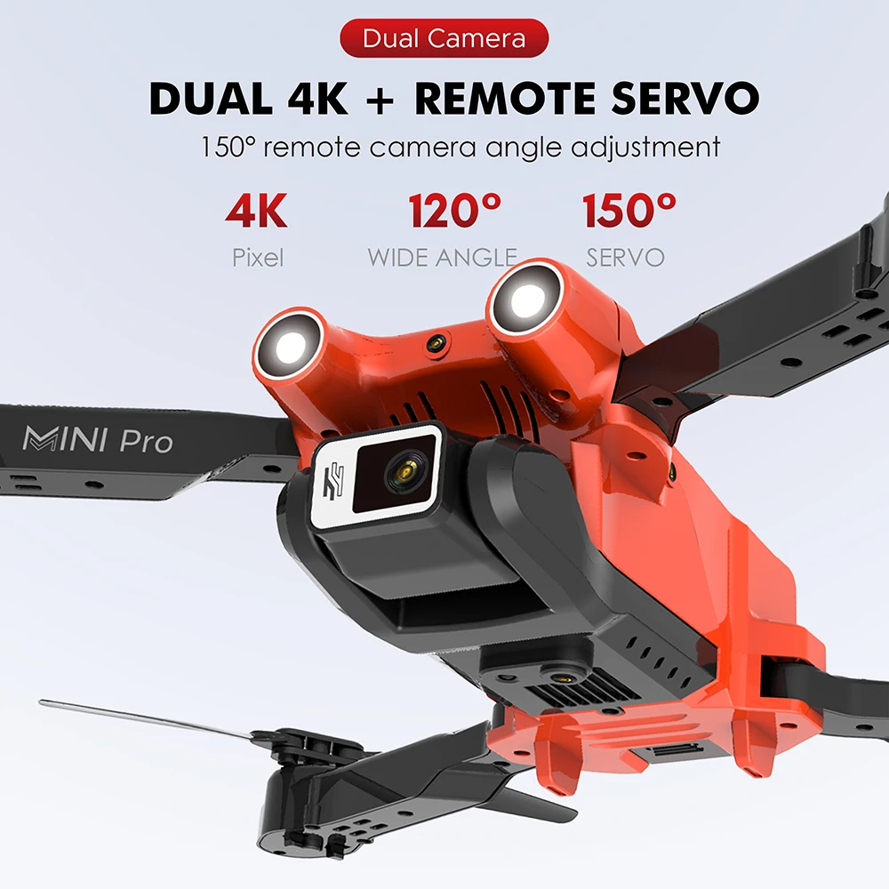 

Drone 4k Camera E63 Toys Gift Optical Flow Positioning 360° All-round Obstacle Avoidance Hold Foldable Quadcopter RC Helicopter