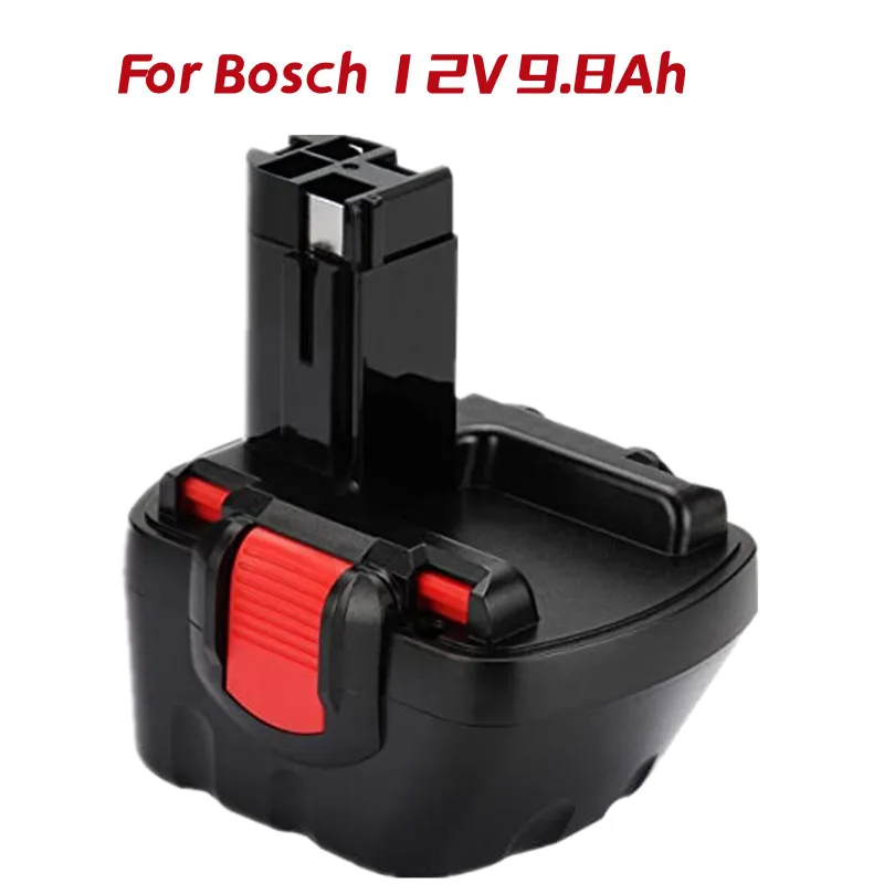12V 9.8Ah Ni-MH Replacement Battery for Bosch BAT043 BAT045 BAT120 BAT139 2607335542 2607335526 2607335274 2607335709
