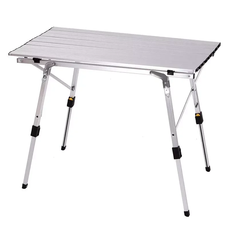 

K-STAR Outdoor Folding Table Chair Camping Aluminium Alloy Picnic Table Waterproof Durable Folding Table Desk For 90*53*69cm