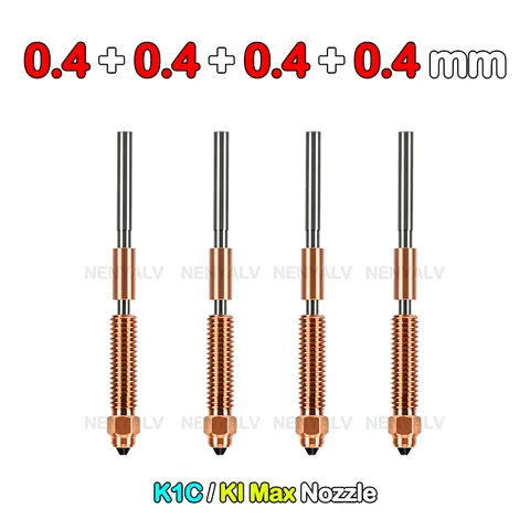 Tитановые сопла для Creality K1C/K1C K1 Max