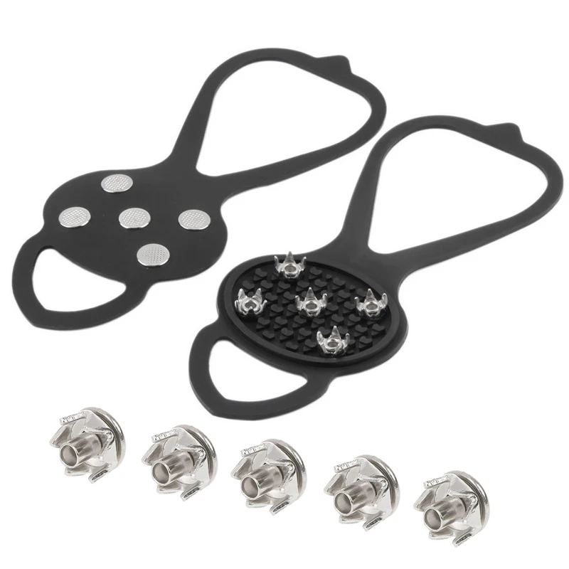 

5/10PCS Anti Slip Ice Snow Grip Nails Hiking Ground Grippers Mountaineering Spikes Shoe Accessories