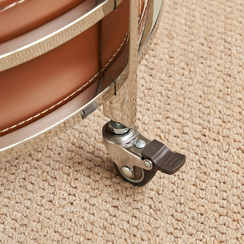 Многофункциональная тележка для гостиниц Двухуровневая Тележка из нержавеющей