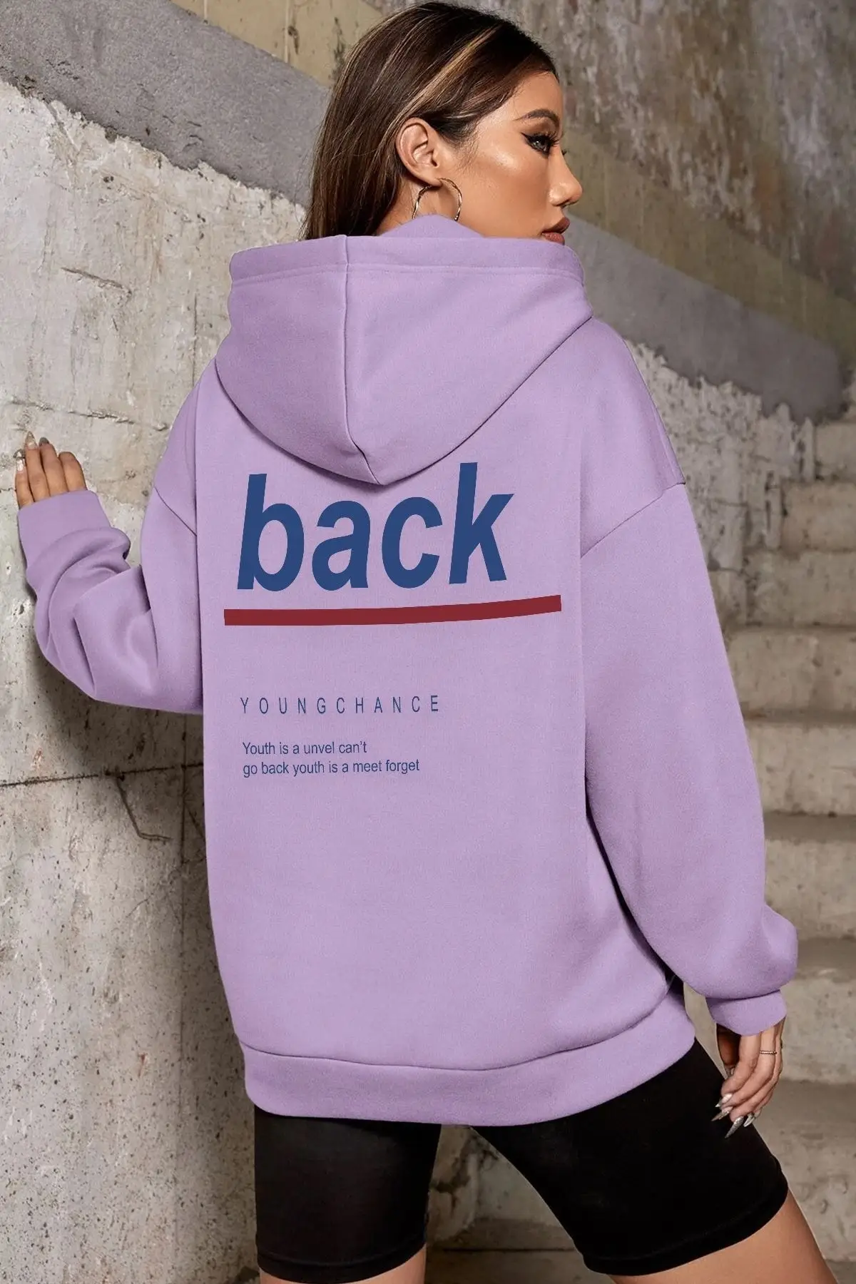 

Unisex Back Backpack Printed Sweatshirt