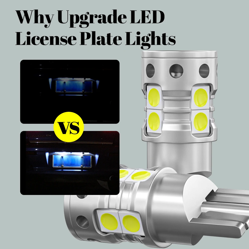 2 Светодиодных Фонаря Номерного Знака W5W T10 Canbus Для Subaru Legacy Forester Impreza Outback Tribeca BRZ WRX