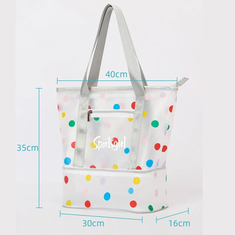 Clear Swimming Gym For Ftiness Sac De Sport Sports Training Handbags Beach Pool Summer Transparent Shoulder Bag Outdoor XA654WA