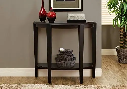 

2450 Accent Table, Console, Entryway, Narrow, Sofa, Living Room, Bedroom, Laminate, Brown, Contemporary, Modern