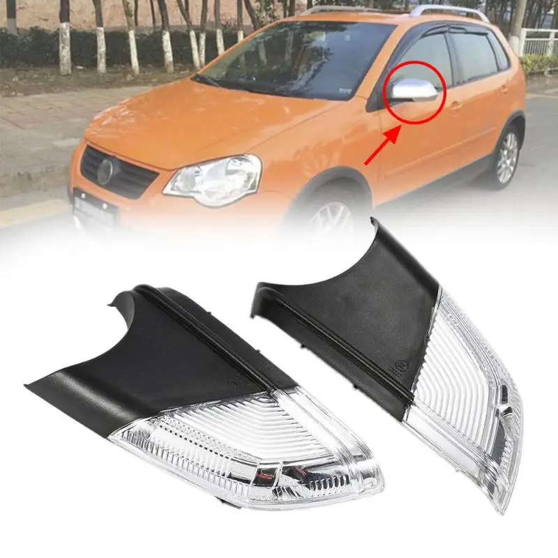 

Liplasting 2 шт левый и правый зеркала заднего вида указатели поворота для 2005-2009 VW Polo MK4 FL 2018 новое поступление