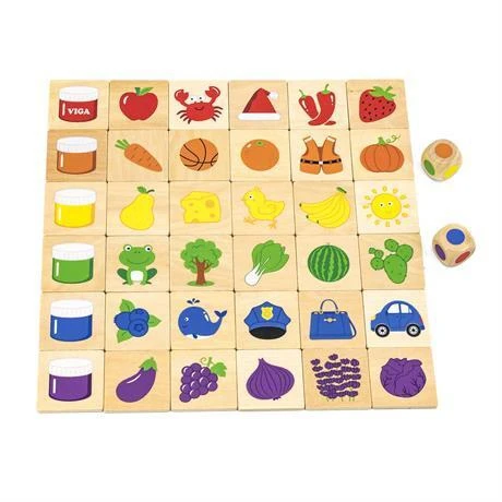 Viga Toys Деревянный пазл-игра Изучаем цвета в коробке 44505 |