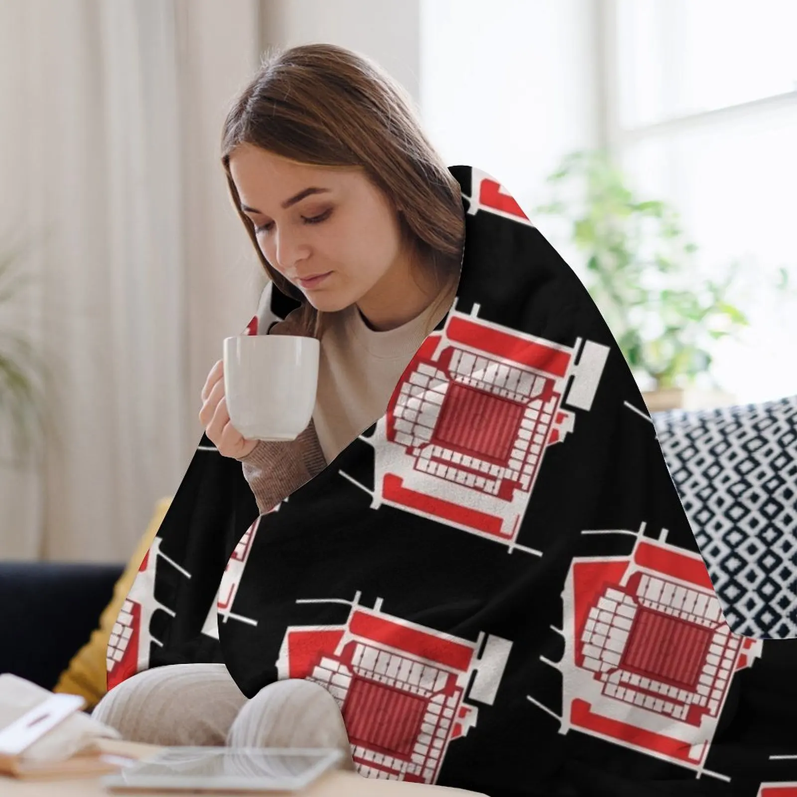 Liverpool Anfield Stadium Фланелевое одеяло для детей