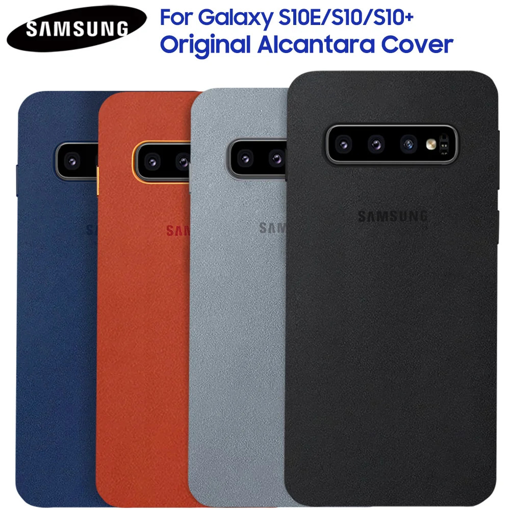 

SAMSUNG Galaxy Note10 Pro 10+ Samsung S10 Plus S10E S10 X Case Official Genuine Suede Leather Fitted Protector Case