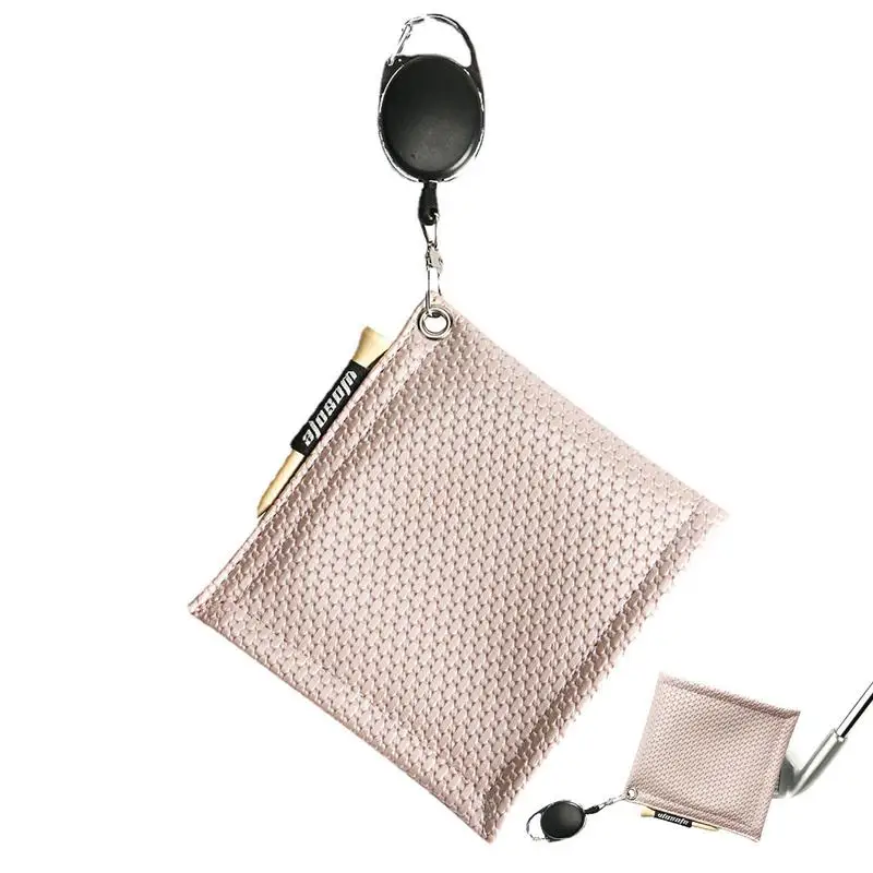 

Golf Club Cleaning Cloth Waterproof Golf Club Cleaner Towel Multifunctional Cleaning Accessories For Golf Balls And Clubs For