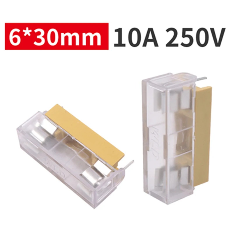 5 комплектов, держатели предохранителей 6x30 мм, держатель предохранителей для страховой трубки 6X30, держатель предохранителей для страховой коробки предохранителей 6*30