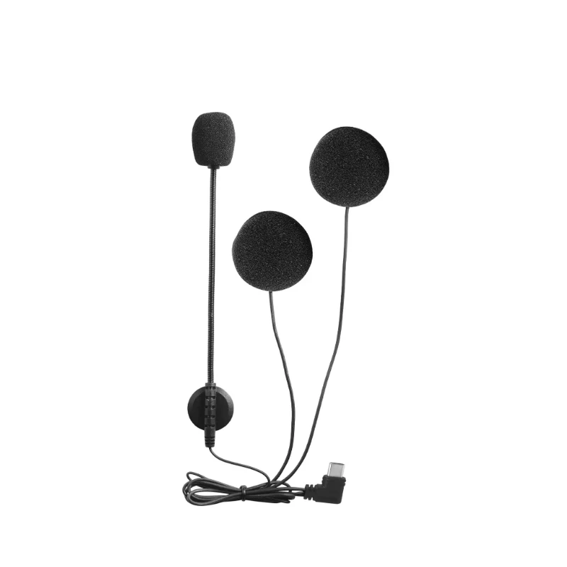 

Наушники-интерком для мотоциклетного шлема с микрофоном и двусторонней лентой