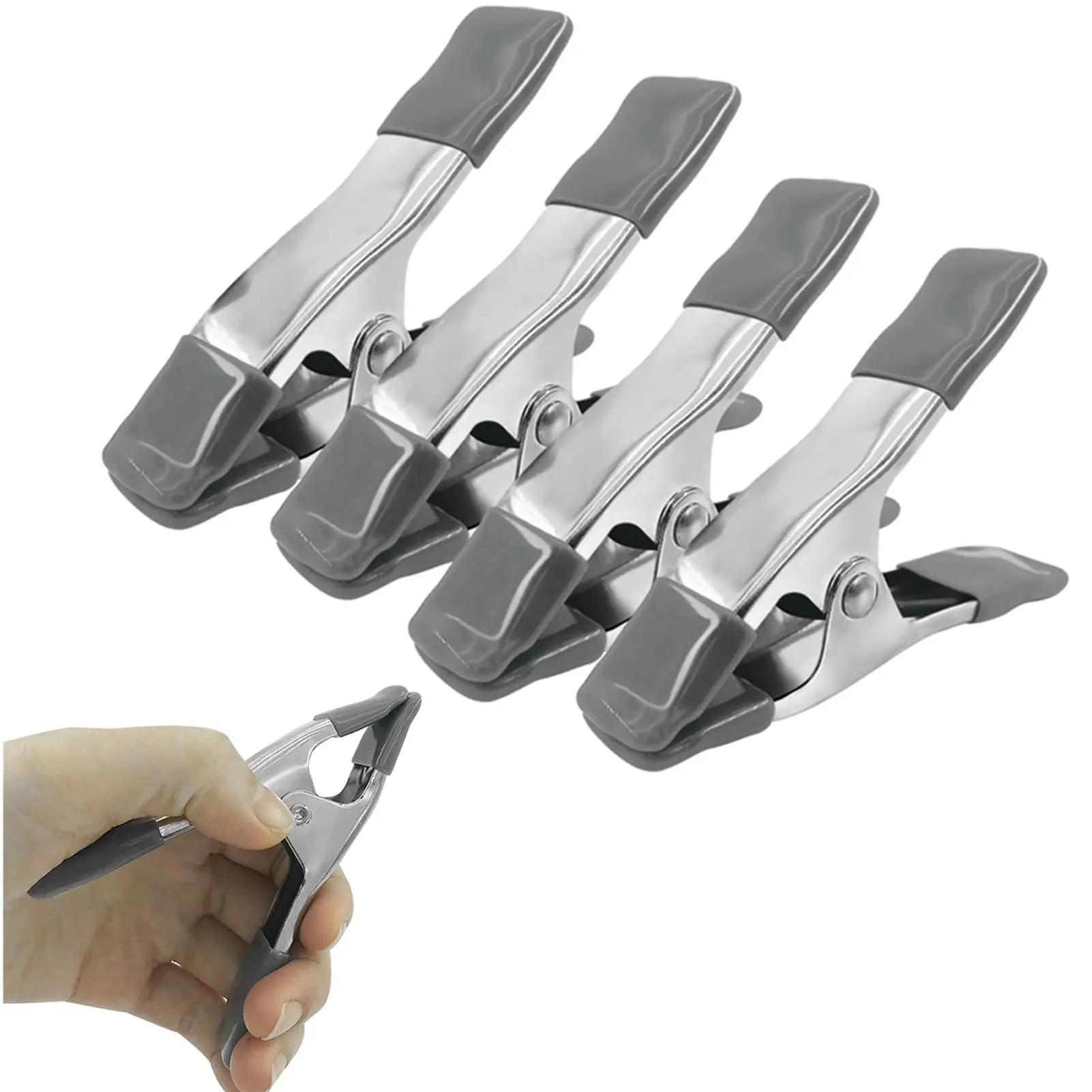 

Металлические пружинные зажимы 4 шт.