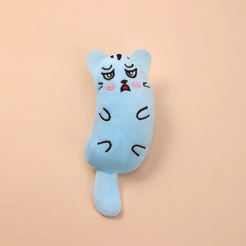 

Cute Cat Toys Pet Products Interactive Cat Toy Plush Mini Teeth Grinding Catnip Toy Kitten Chewing Squeaky Pet Toys Cat Supplies