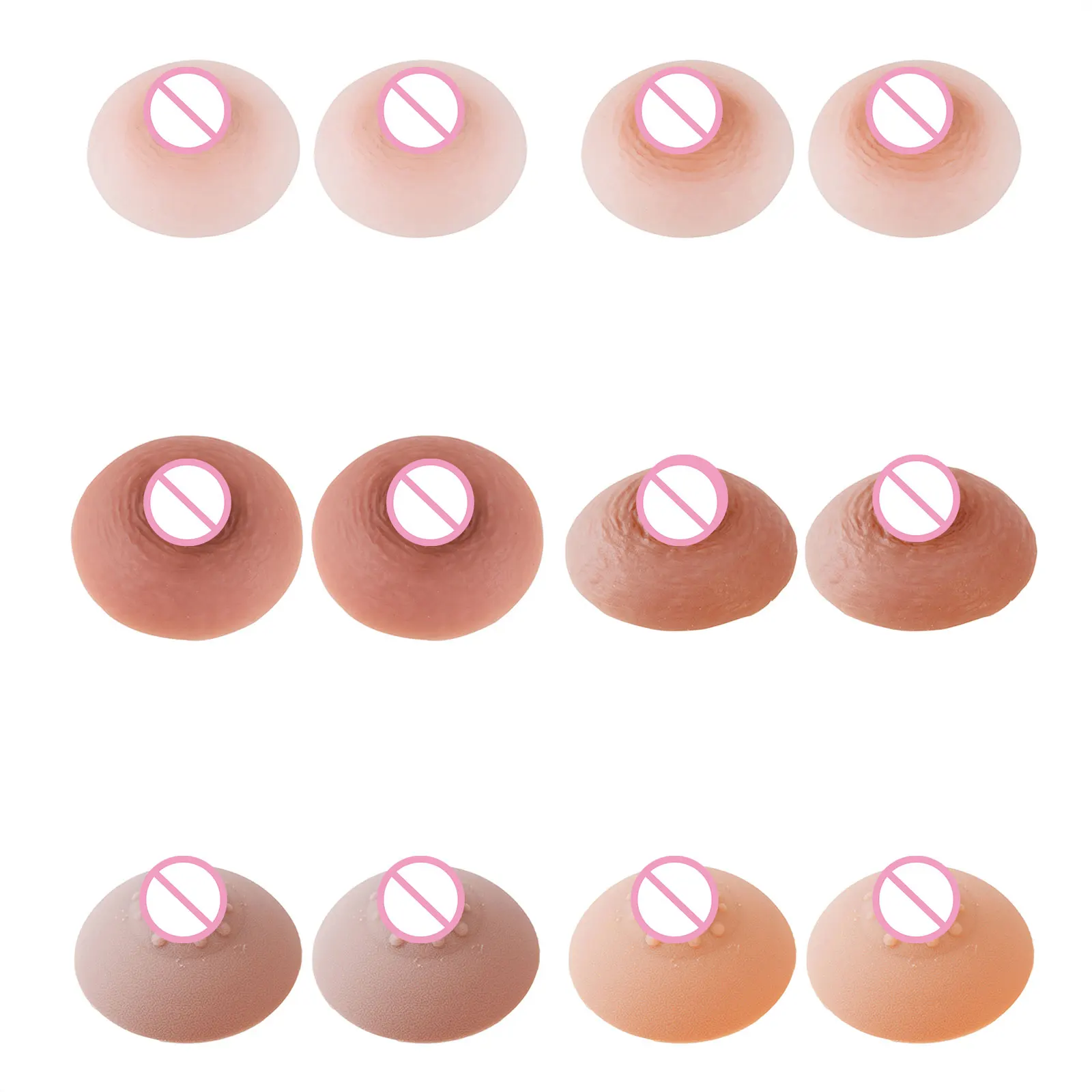 

1 Pair Silicone Nipple Cover Breast Petals Patch Pasties Female Adult False Nipple Breast Chest Paste Enhancer Nipple Stickers