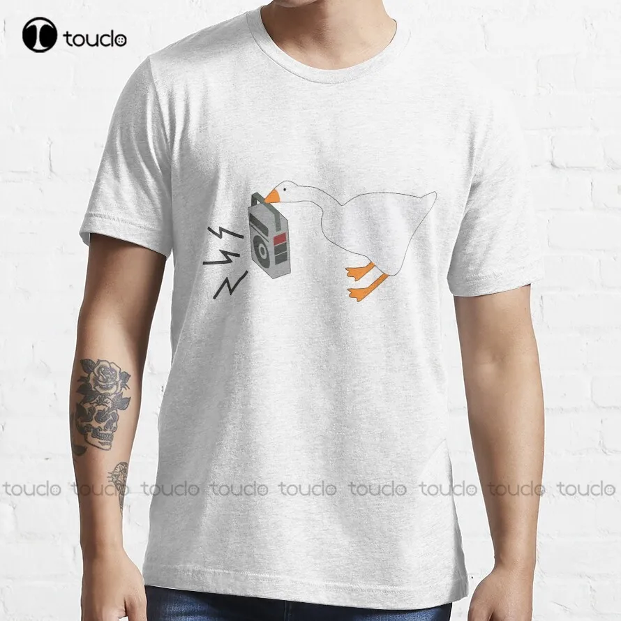 Untitled Goose With Boombox Radio | Shirt T-Shirt Mens Golf Shirts Custom Aldult Teen Unisex Digital Printing Tee Shirt Xs-5Xl