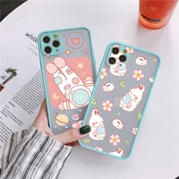 funny cartoon painting phone cases for iphone 13 12 11 pro max mini x xr xs max 7 8 plus se 2020 fashion shockproof hard covers