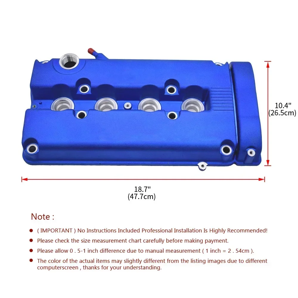 Логотип MUGE крышка камеры клапана двигателя для Honda Civic B16 B17 B18 VTEC B18C GSR